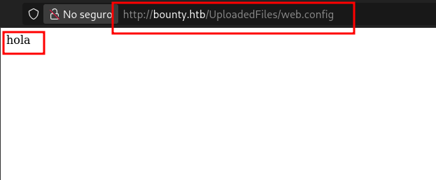 /UploadedFiles/web.config ejecuta el ASP: «hola»